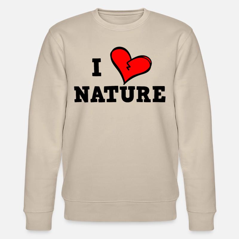 J’aime la nature - Sweat bio CHANGER Stanley/Stella Unisexe - beige