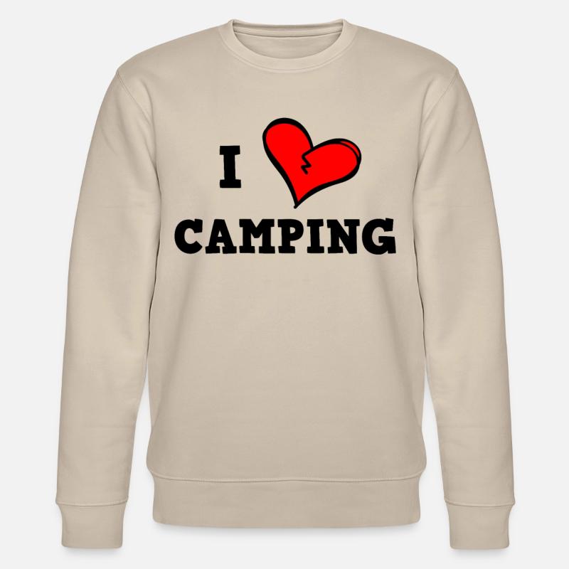 J’adore le camping - Sweat bio CHANGER Stanley/Stella Unisexe - beige