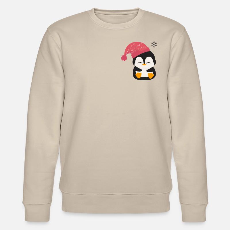 Pinguin - Stanley/Stella Unisex Bio-Sweatshirt CHANGER  - Beige
