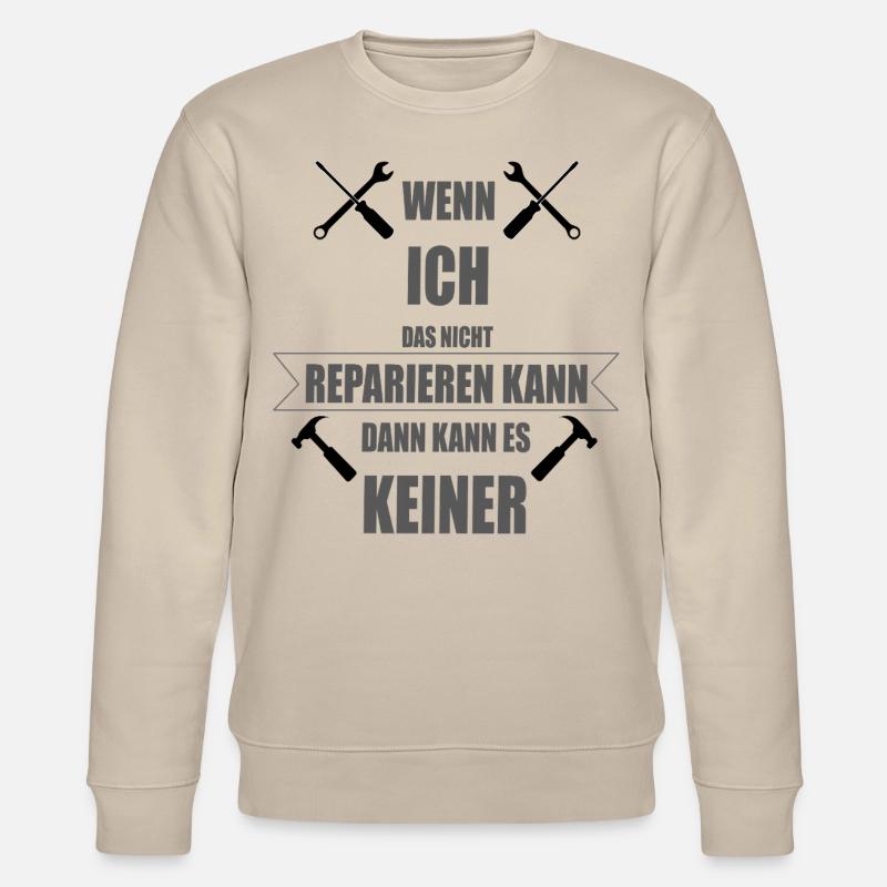 Handwerker - Stanley/Stella Unisex Bio-Sweatshirt CHANGER  - Beige