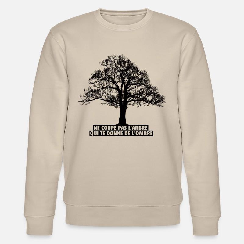 Der Baum - Stanley/Stella Unisex Bio-Sweatshirt CHANGER  - Beige