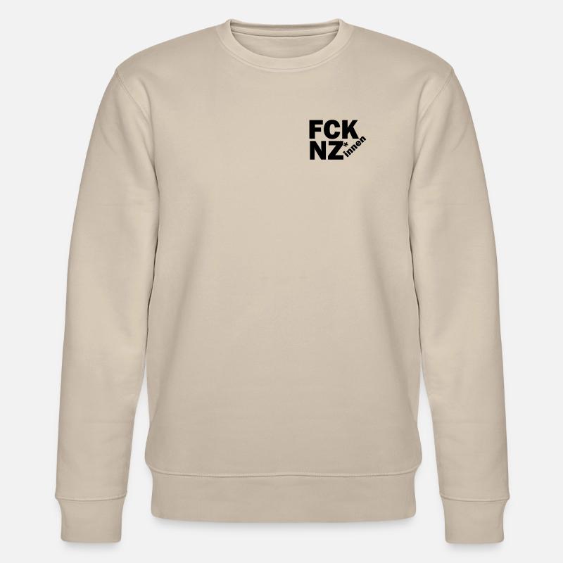 FCK NZ*innen - Stanley/Stella Unisex Bio-Sweatshirt CHANGER  - Beige