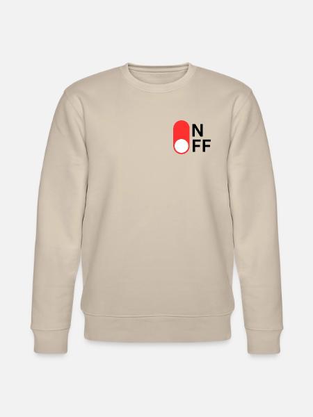 ON/OFF mode - Stanley/Stella CHANGER Unisex Organic Sweatshirt - beige