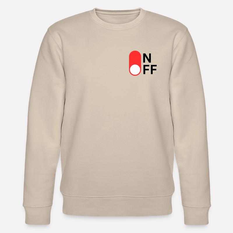 ON/OFF mode - Stanley/Stella CHANGER Unisex Organic Sweatshirt - beige