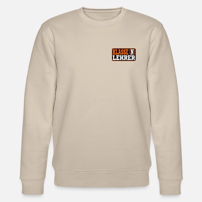 Klassenlehrer SCHULE - Abschied - Stanley/Stella Unisex Bio-Sweatshirt CHANGER  - Beige
