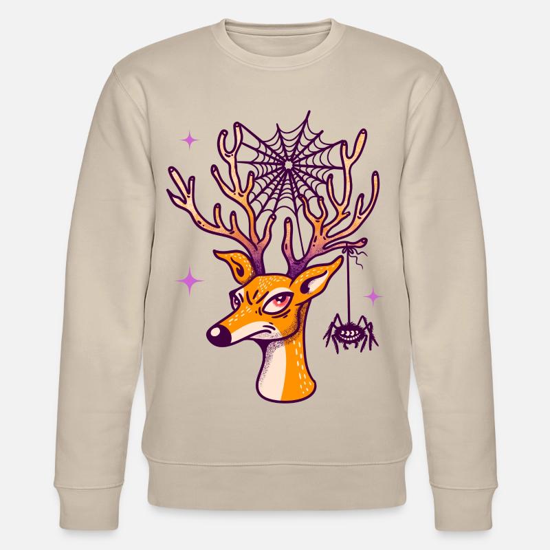 Deer & Spider - Stanley/Stella CHANGER Unisex Organic Sweatshirt - beige