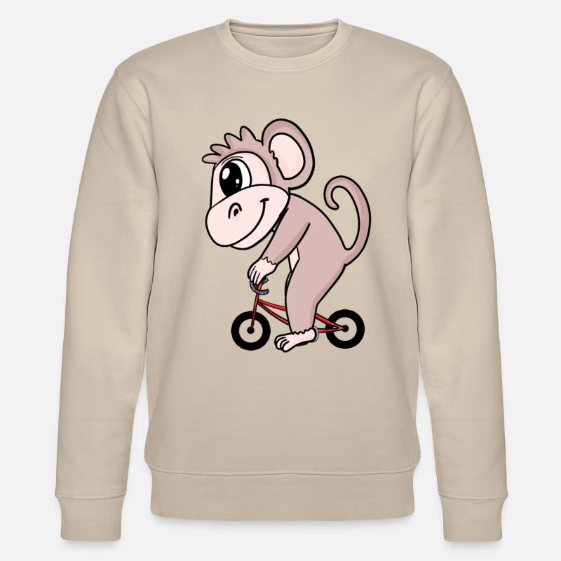 Vélo de singe - Sweat bio CHANGER Stanley/Stella Unisexe - beige
