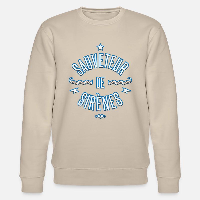 sauveteur de sirenes 2 - Sweat bio CHANGER Stanley/Stella Unisexe - beige