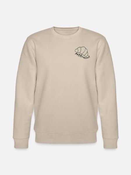 Byellas Petite croissant print - Stanley/Stella økologisk unisex-sweatshirt CHANGER  - beige