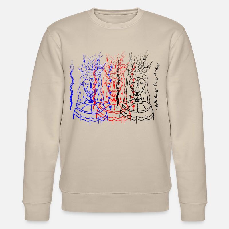Aztecqueen - Stanley/Stella Unisex Bio-Sweatshirt CHANGER  - Beige