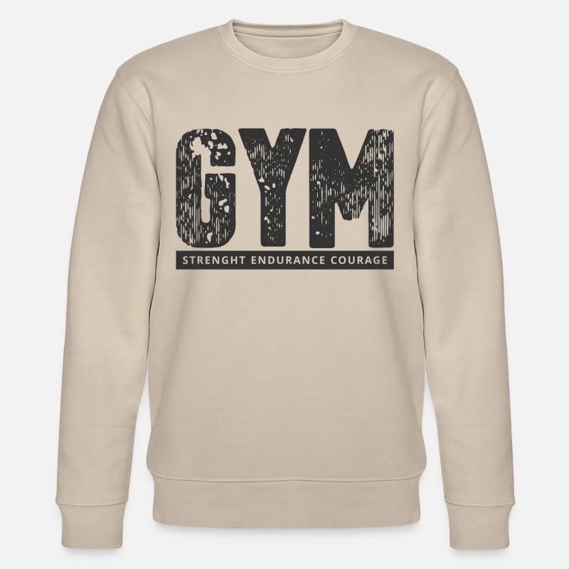 GYM - Stanley/Stella Unisex Bio-Sweatshirt CHANGER  - Beige