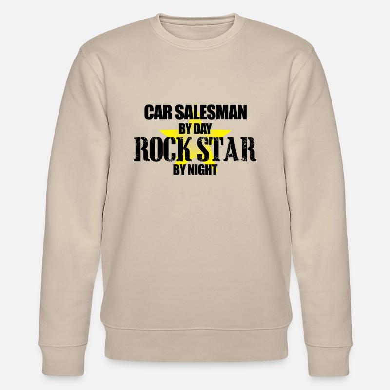 Car salesman - Stanley/Stella Unisex Bio-Sweatshirt CHANGER  - Beige