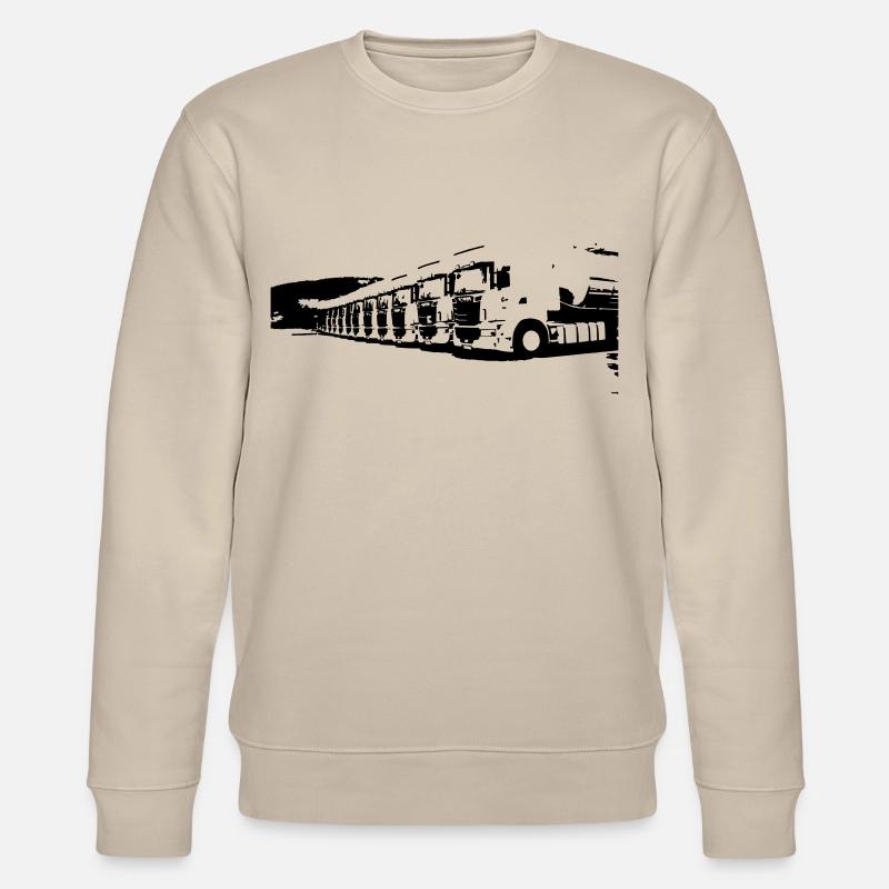 Lastwagen - Stanley/Stella Unisex Bio-Sweatshirt CHANGER  - Beige