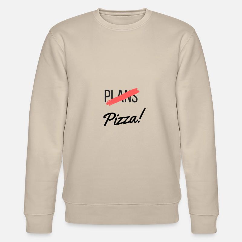 Pizza et Plans - Sweat bio CHANGER Stanley/Stella Unisexe - beige