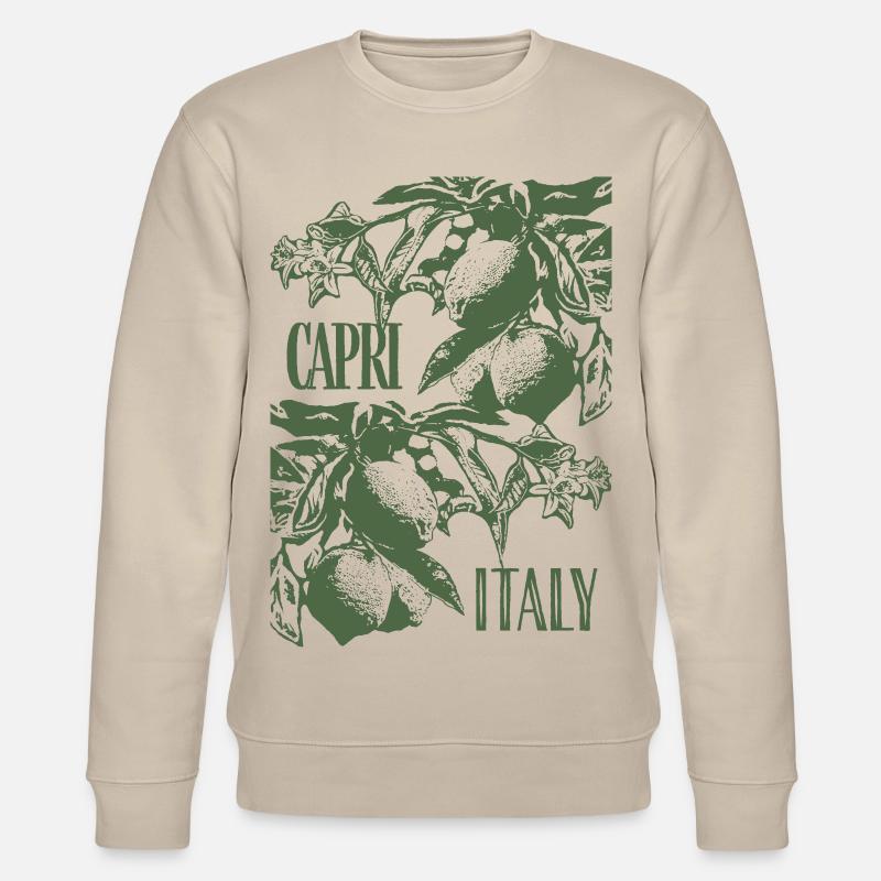 CAPRI ITALIEN - Stanley/Stella Unisex Bio-Sweatshirt CHANGER  - Beige
