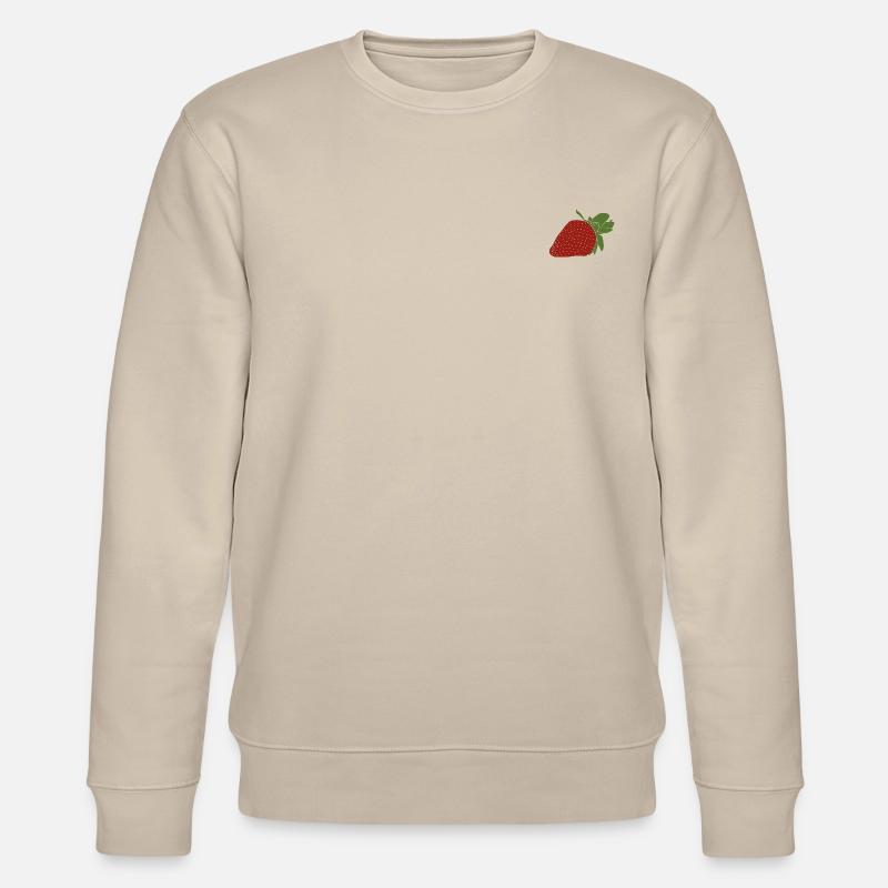Erdbeere - Stanley/Stella Unisex Bio-Sweatshirt CHANGER  - Beige