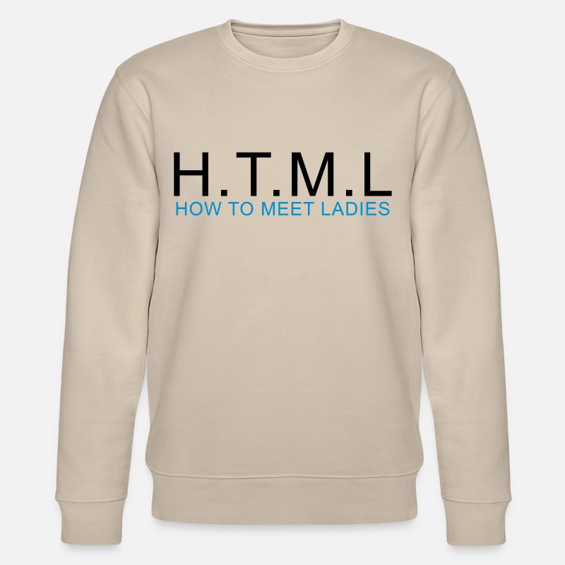 HTML - COMMENT REPONDRE DAMES - Sweat bio CHANGER Stanley/Stella Unisexe - beige