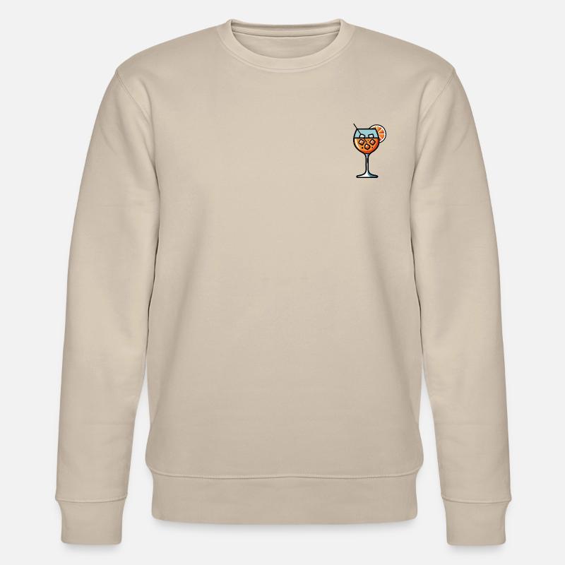 Aperölchen Spritz Cocktail - Stanley/Stella Unisex Bio-Sweatshirt CHANGER  - Beige
