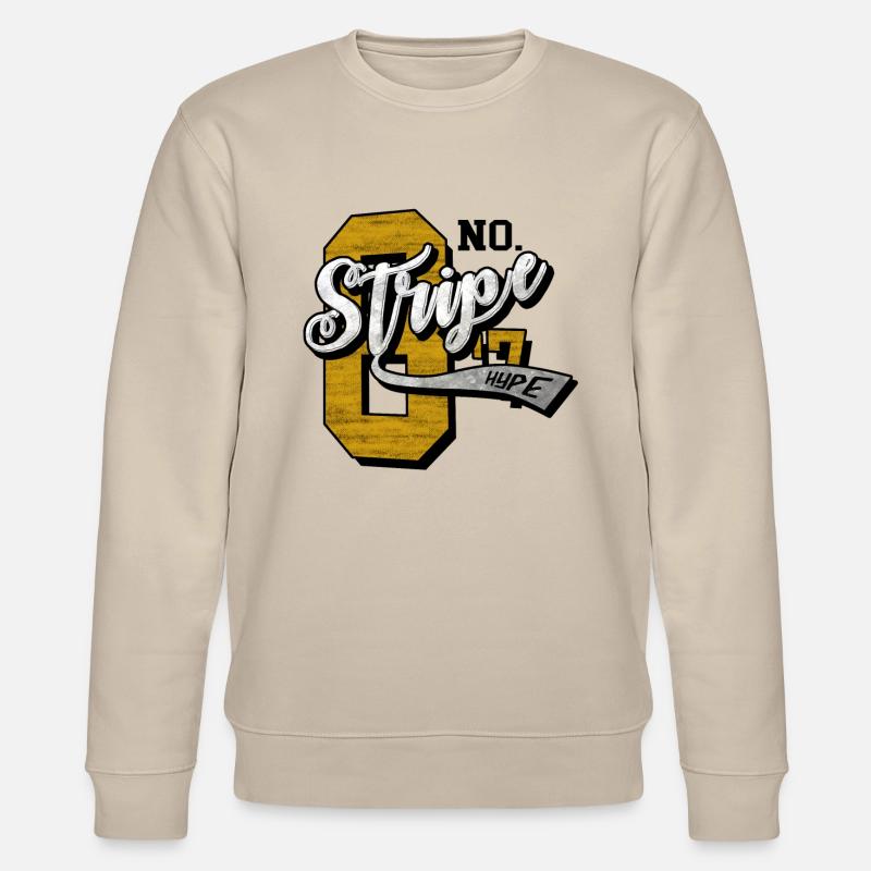 Stripe Hype - Stanley/Stella Unisex Bio-Sweatshirt CHANGER  - Beige