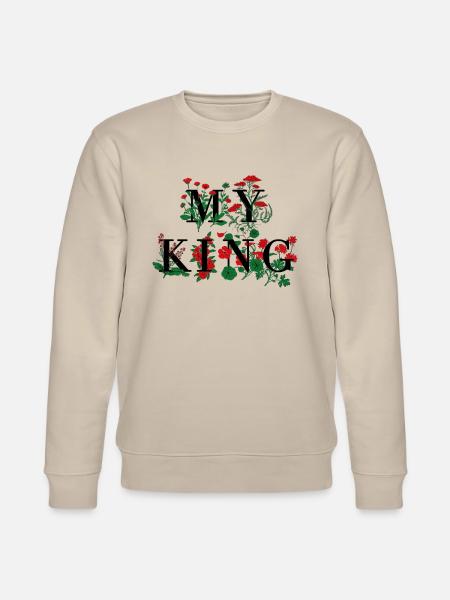 My King Partnershirt - Stanley/Stella Unisex Bio-Sweatshirt CHANGER - Beige