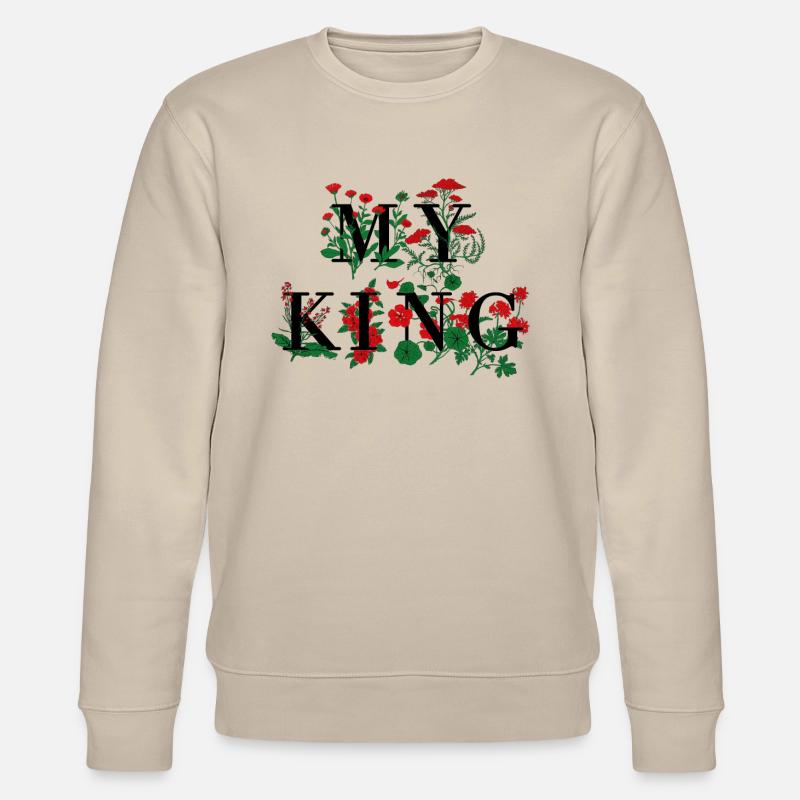 My King Partnershirt - Stanley/Stella Unisex Bio-Sweatshirt CHANGER  - Beige