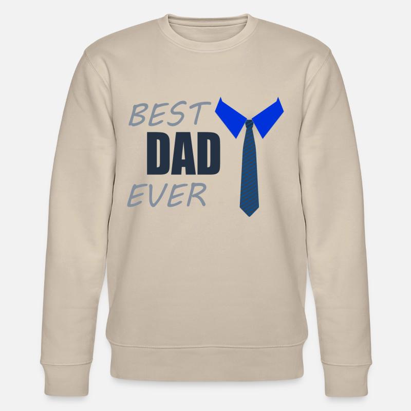 LE MEILLEUR PAPA JAMAIS - Sweat bio CHANGER Stanley/Stella Unisexe - beige