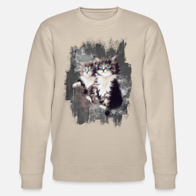 Les Chatons - Sweat bio CHANGER Stanley/Stella Unisexe - beige