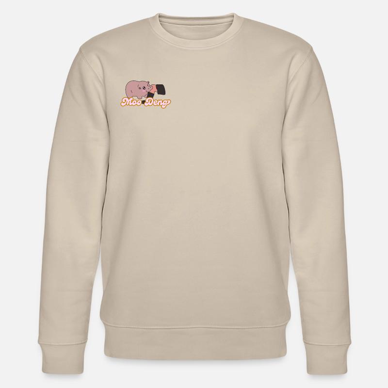 Moo Deng - Stanley/Stella Unisex Bio-Sweatshirt CHANGER  - Beige