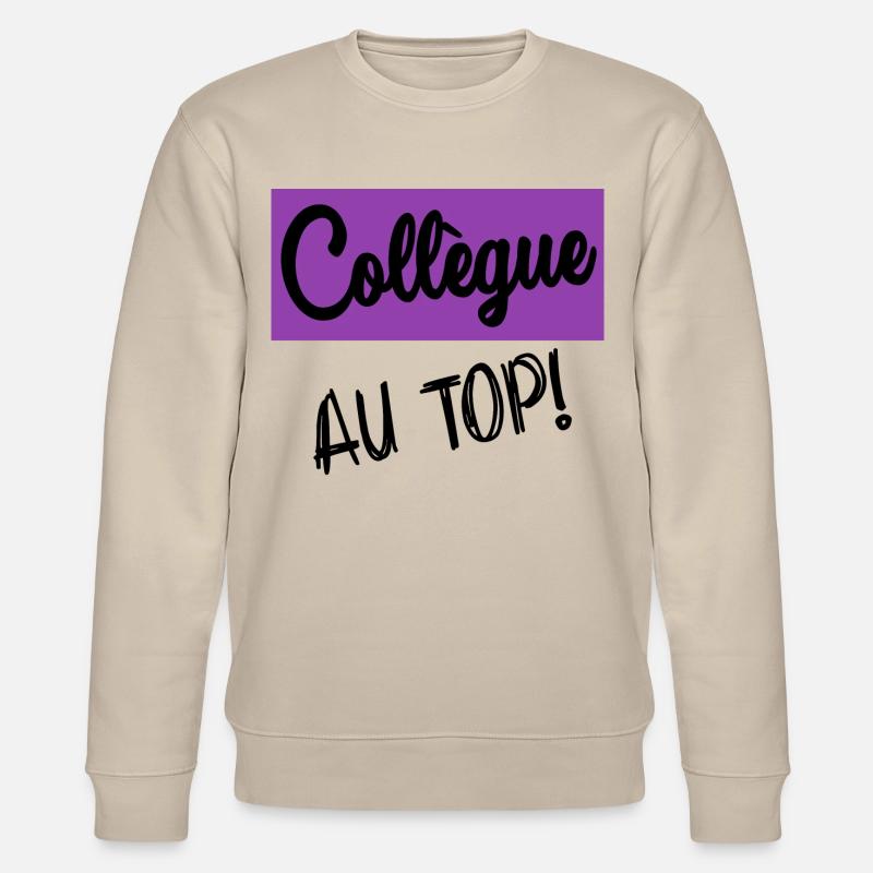 RETRAITE. RETRAITE. RETRAITEE. RETRAITE - Sweat bio CHANGER Stanley/Stella Unisexe - beige