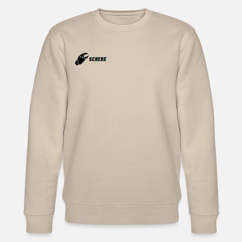 SCHERE! - Stanley/Stella Unisex Bio-Sweatshirt CHANGER  - Beige