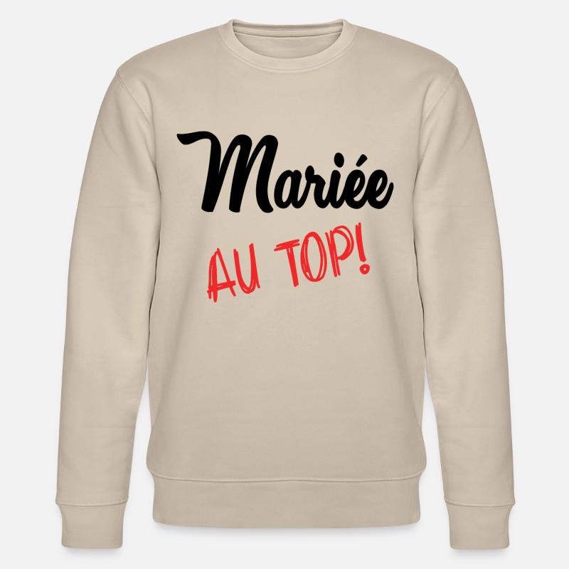 FUTURE MARIEE - Sweat bio CHANGER Stanley/Stella Unisexe - beige