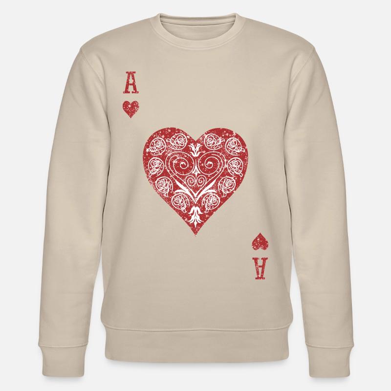 As de Cœur ❤️ - Sweat bio CHANGER Stanley/Stella Unisexe - beige