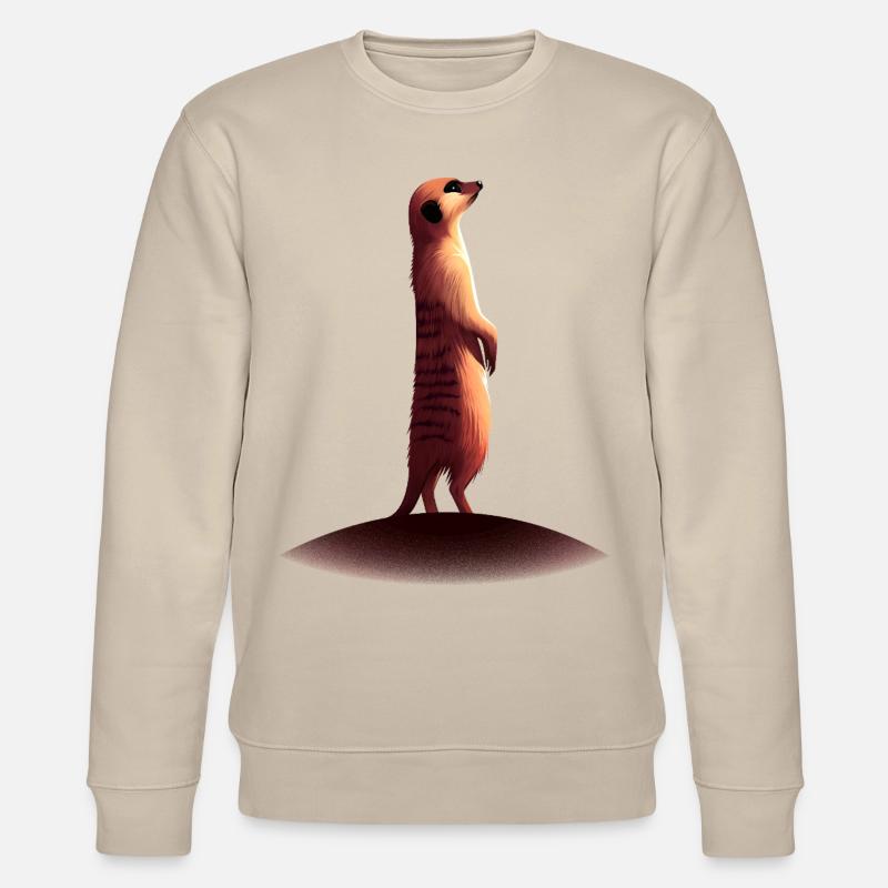 Erdmännchen - Stanley/Stella Unisex Bio-Sweatshirt CHANGER  - Beige