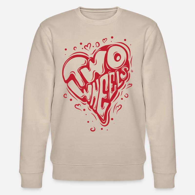 LoveTwoWheels - Stanley/Stella Unisex Bio-Sweatshirt CHANGER  - Beige
