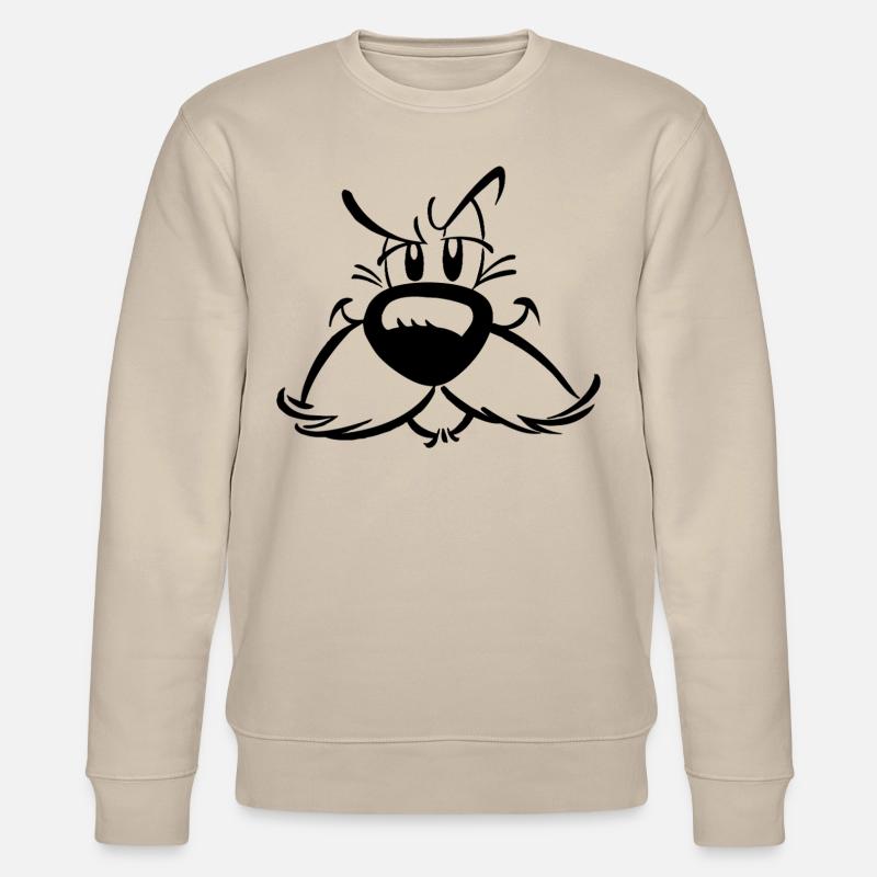 Asterix & Obelix - Idefix Kostüm - Stanley/Stella Unisex Bio-Sweatshirt CHANGER  - Beige