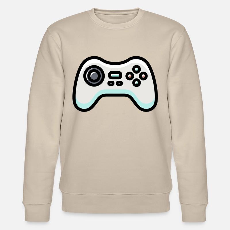 Gamepad-Logo - Stanley/Stella Unisex Bio-Sweatshirt CHANGER  - Beige