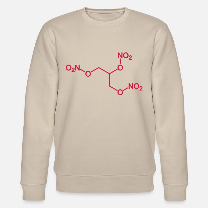 dynamite (nitroglycerin) - Stanley/Stella Unisex Bio-Sweatshirt CHANGER  - Beige