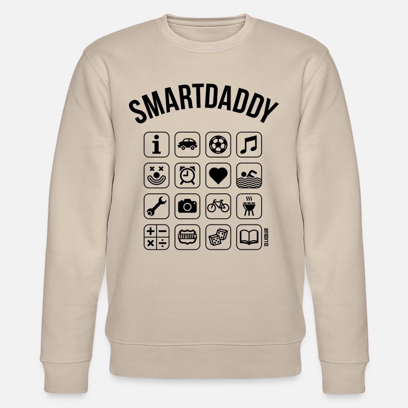 Smartdaddy (Papa / SVG) - Sweat bio CHANGER Stanley/Stella Unisexe - beige