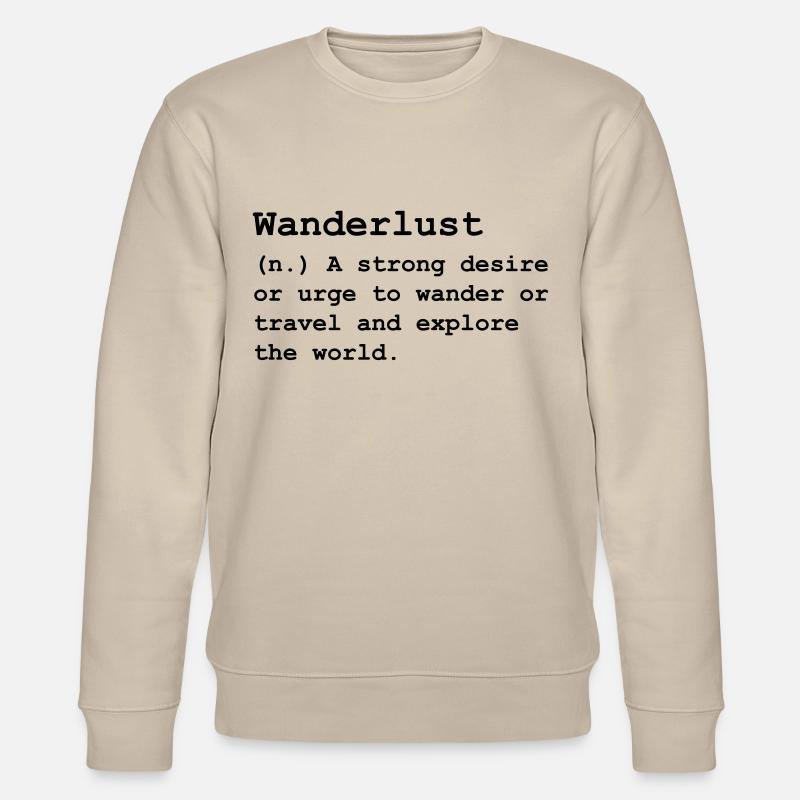 Fernweh - Stanley/Stella Unisex Bio-Sweatshirt CHANGER  - Beige