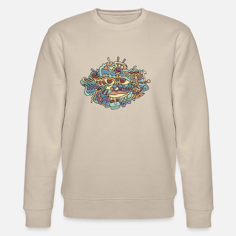 Dissolving Face - Sweat bio CHANGER Stanley/Stella Unisexe - beige