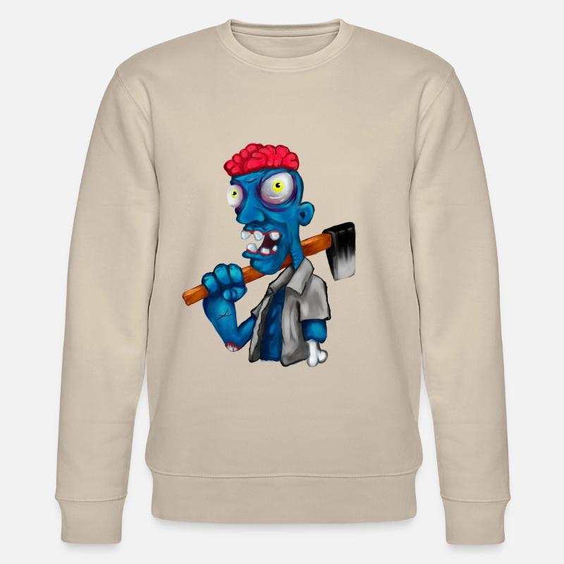 Blue Zombie - Stanley/Stella Unisex Bio-Sweatshirt CHANGER  - Beige