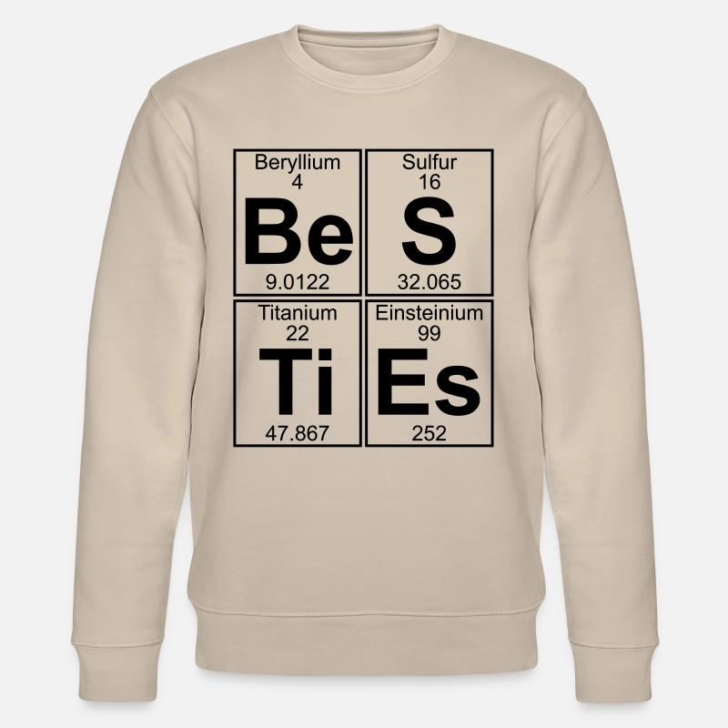 Sei-S-Ti-Es (besties) - Full - Stanley/Stella Unisex Bio-Sweatshirt CHANGER  - Beige