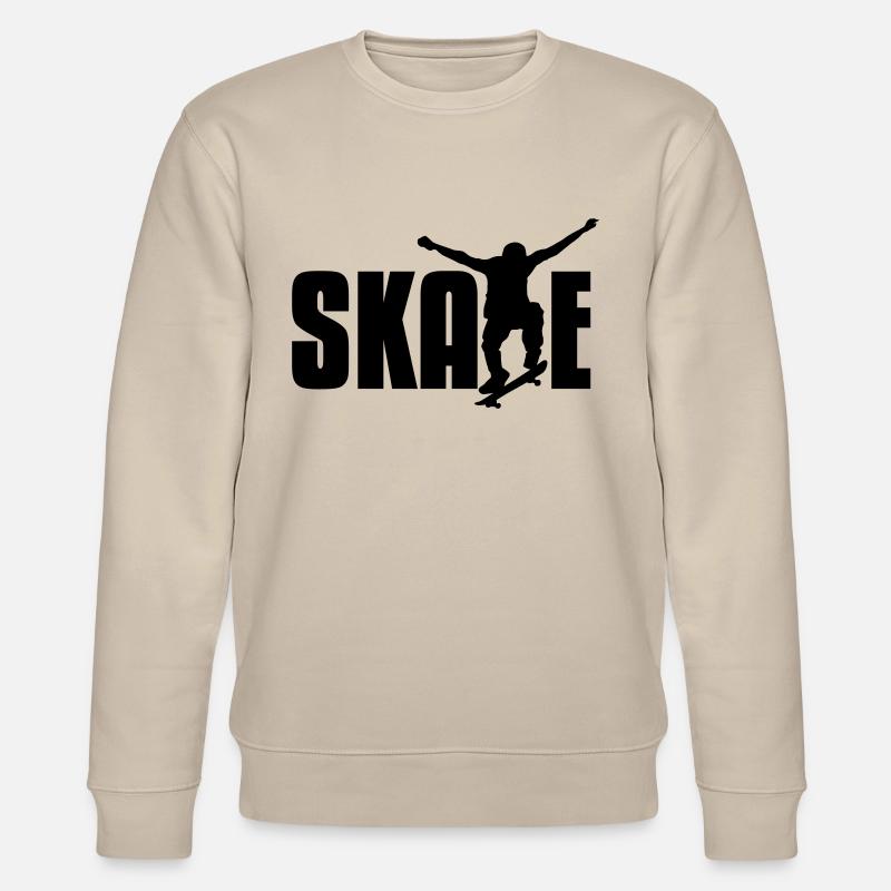 skate - Stanley/Stella Unisex Bio-Sweatshirt CHANGER  - Beige