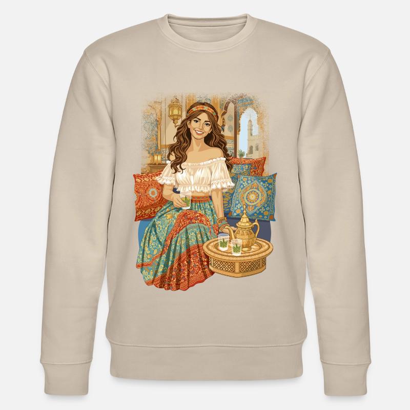 Marrakesch - Stanley/Stella Unisex Bio-Sweatshirt CHANGER  - Beige