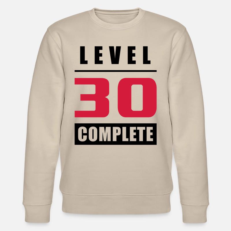 Level 30 - Fertig - Stanley/Stella Unisex Bio-Sweatshirt CHANGER  - Beige
