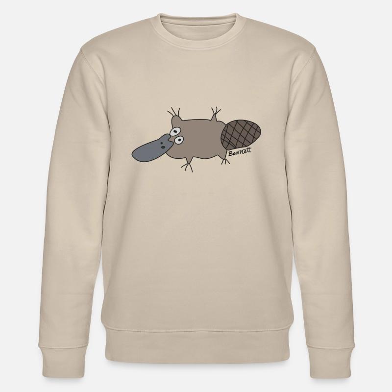 ornithorynque 2 - Sweat bio CHANGER Stanley/Stella Unisexe - beige