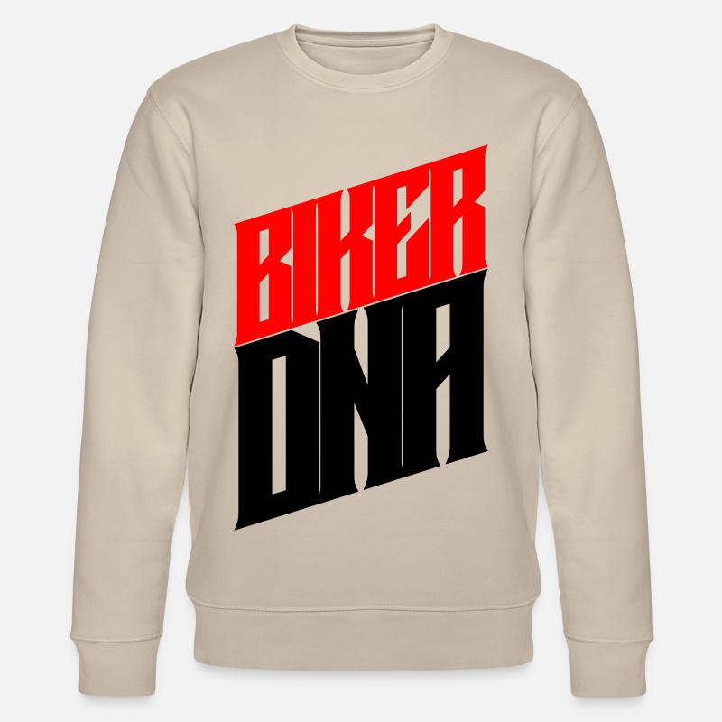 BIKER DNA - Stanley/Stella Unisex Bio-Sweatshirt CHANGER  - Beige