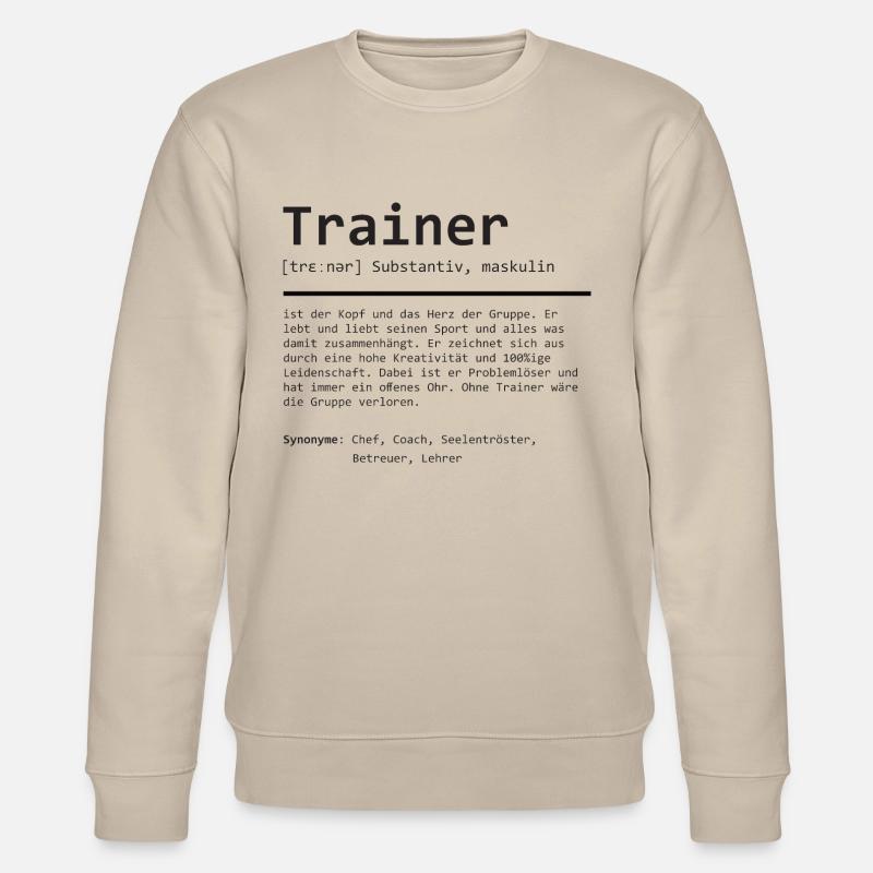 Trainer | Definition | Grammatik - Stanley/Stella Unisex Bio-Sweatshirt CHANGER  - Beige