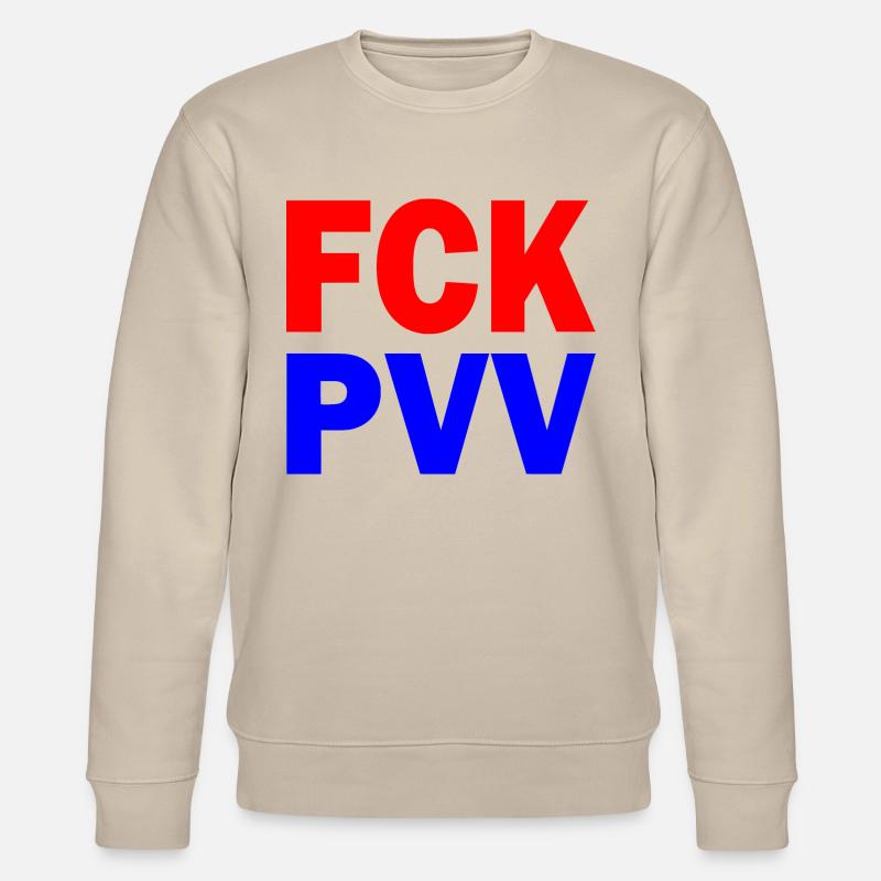 Fck pvv - Stanley/Stella Unisex Bio-Sweatshirt CHANGER  - Beige