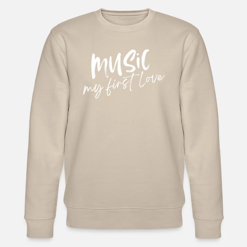 Music - My first love - Stanley/Stella Unisex Bio-Sweatshirt CHANGER - Beige
